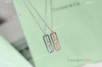 T I F F I NY & C o Ttwo Pendant Necklace Sterling Silver